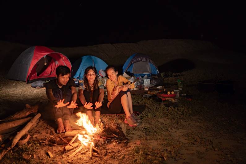 Camping au coeur de la forêt en Gaspésie